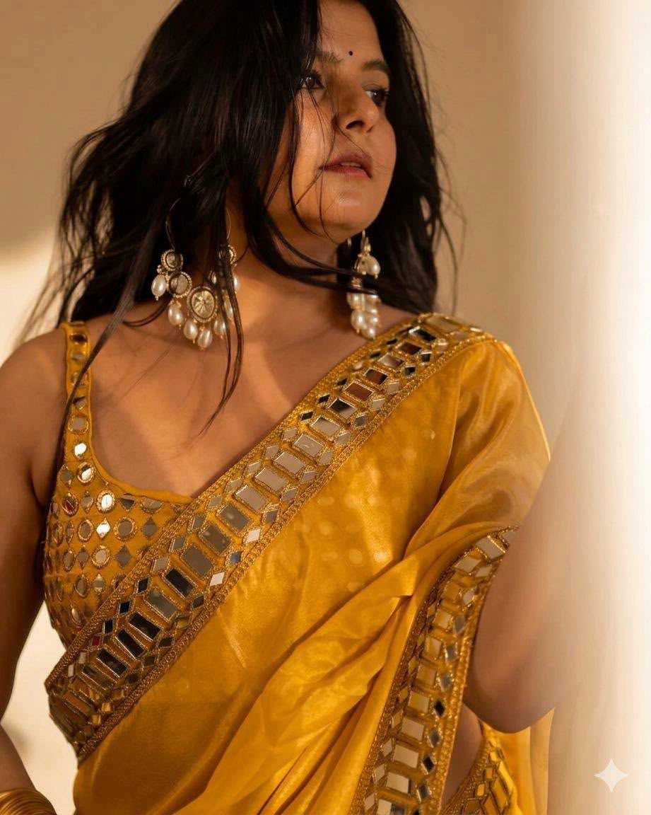 Silk Party Wear Saree