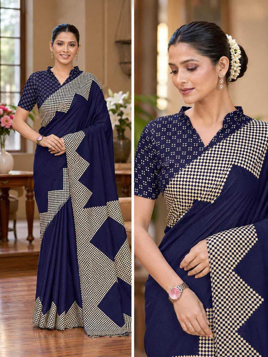 Silk Printed Saree