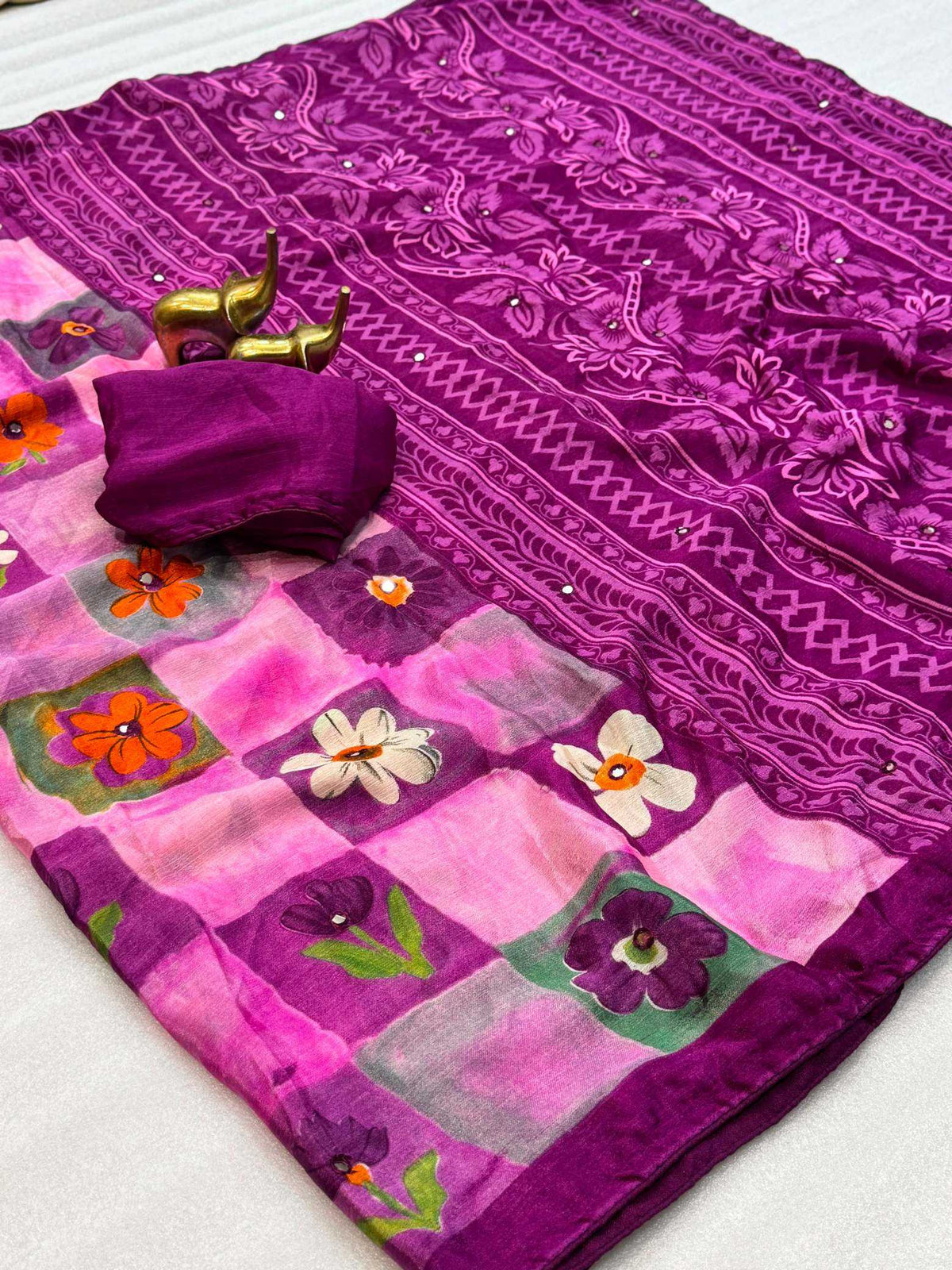 Abhitha Chiffon Saree