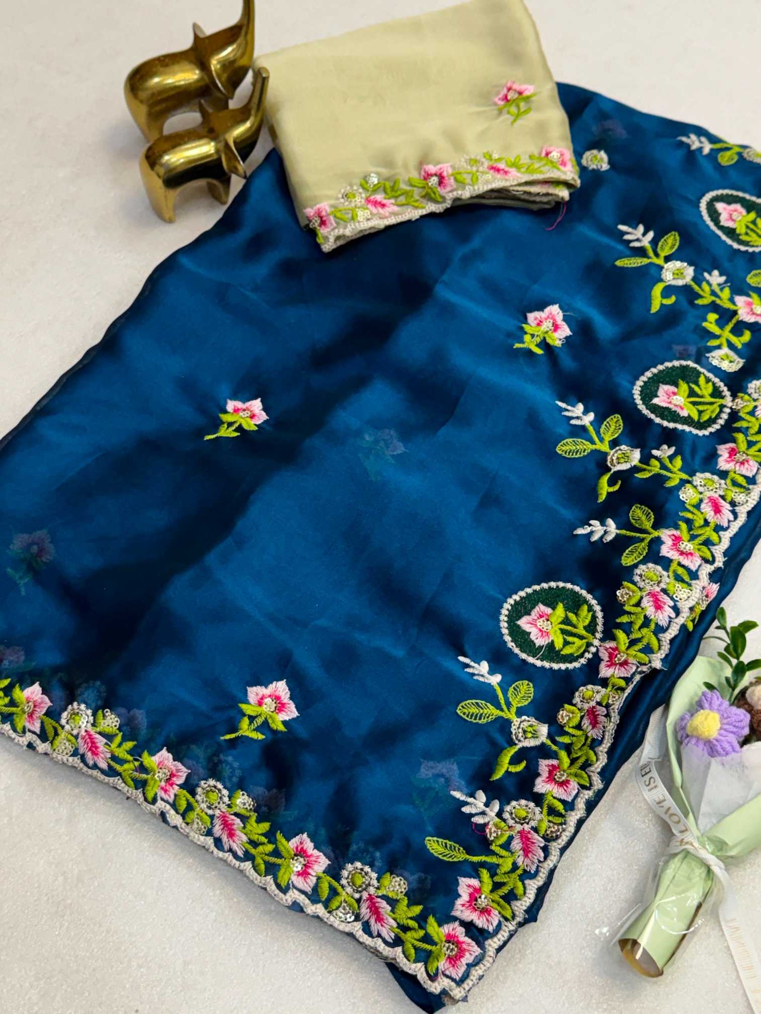 Rangoli Silk Party Wear Saree