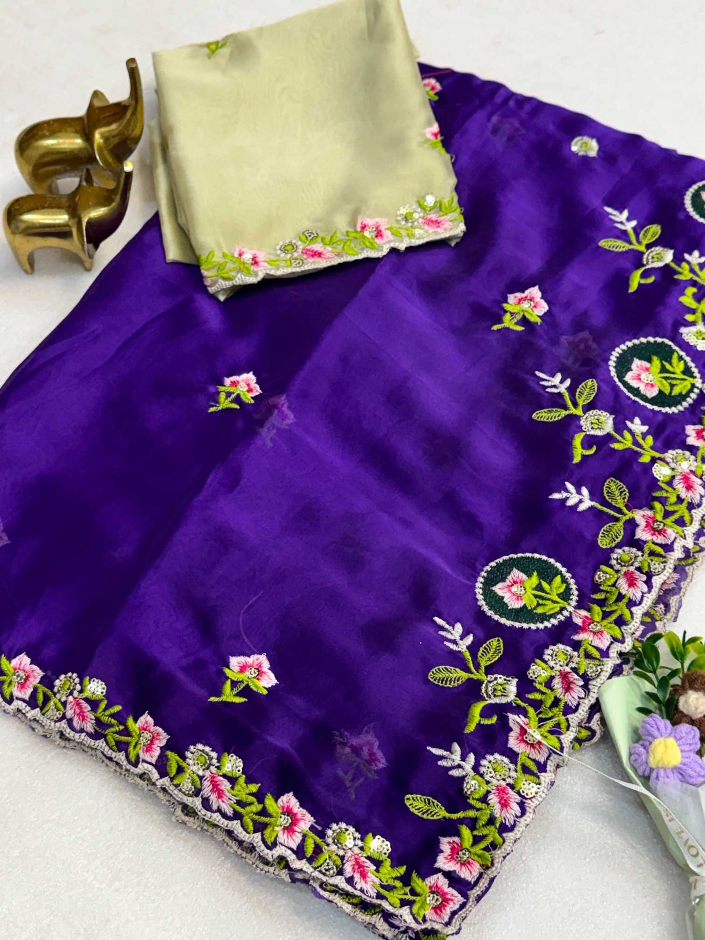 Rangoli Silk Party Wear Saree