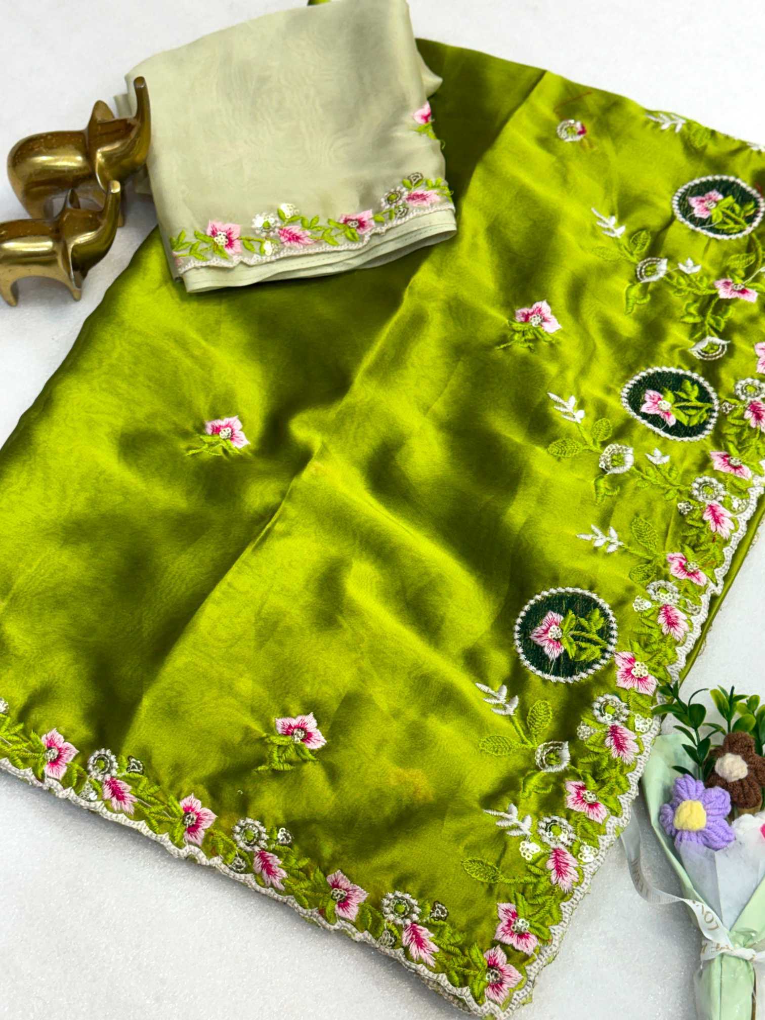 Rangoli Silk Party Wear Saree