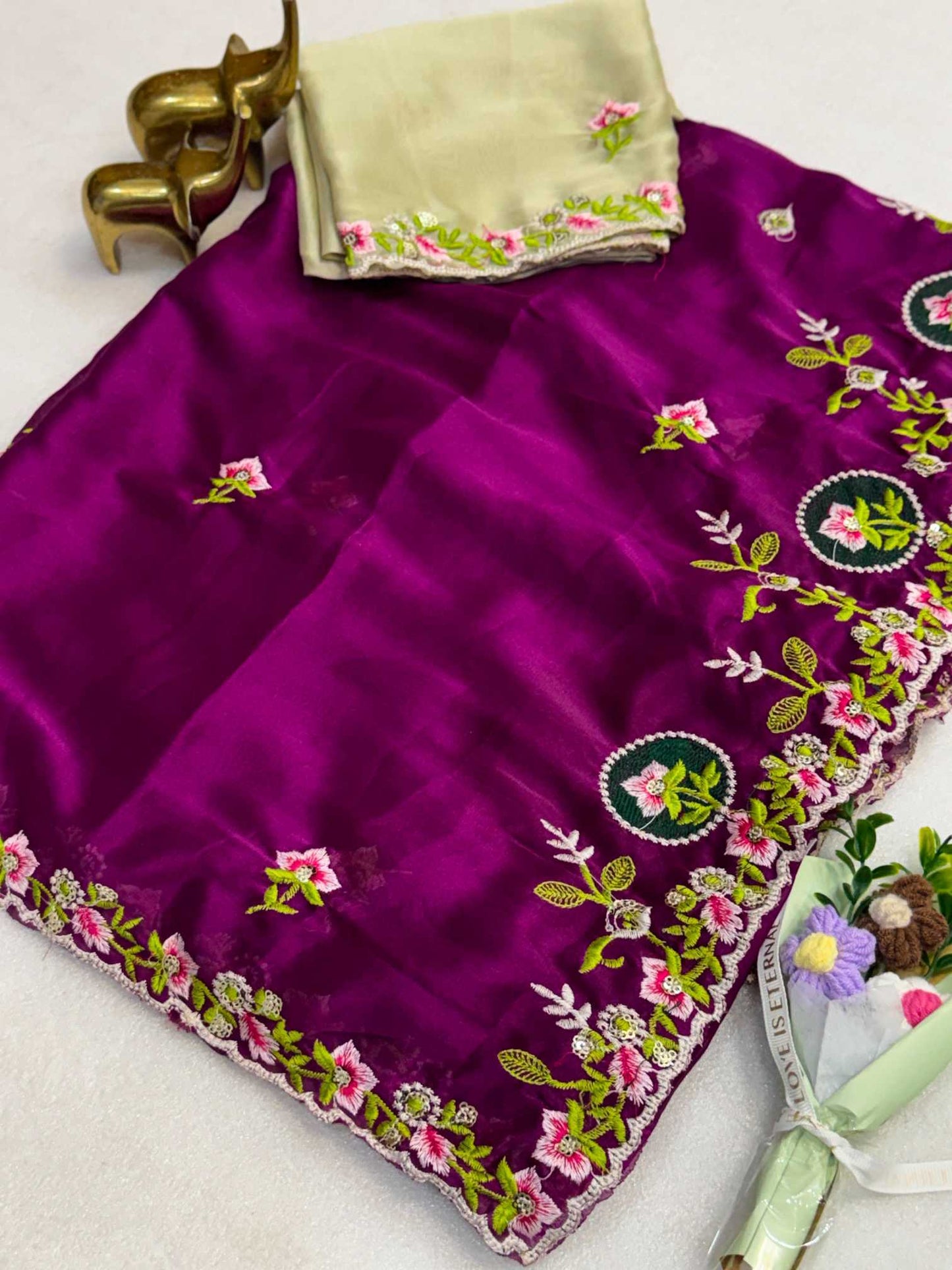 Rangoli Silk Party Wear Saree