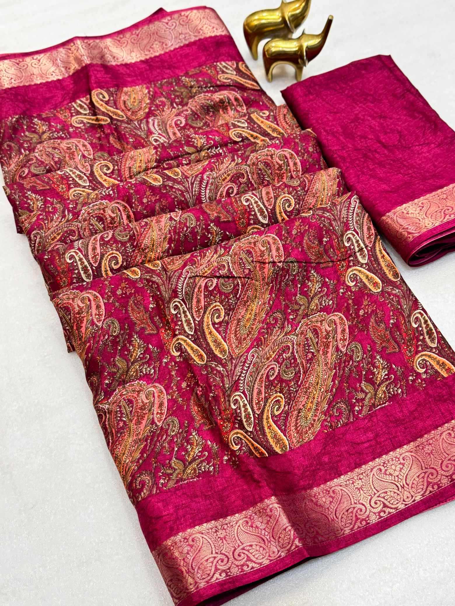 Printed Silk Saree