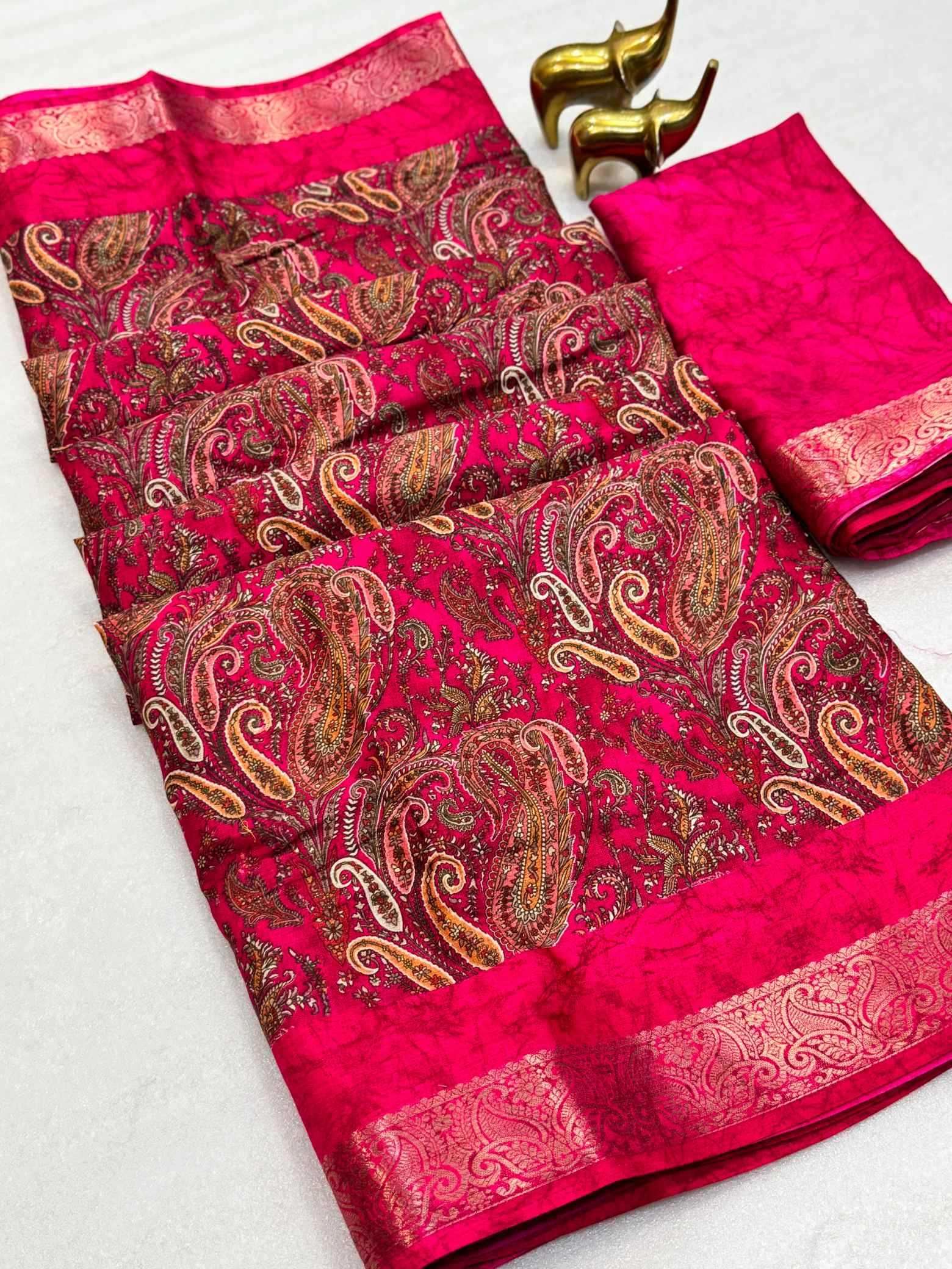 Printed Silk Saree