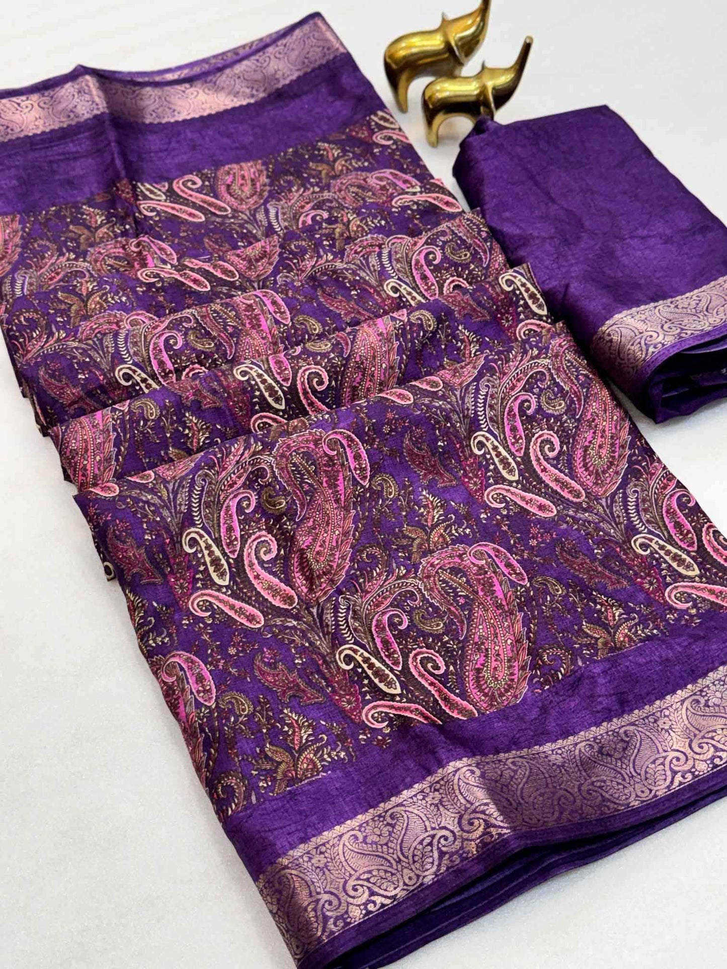 Printed Silk Saree