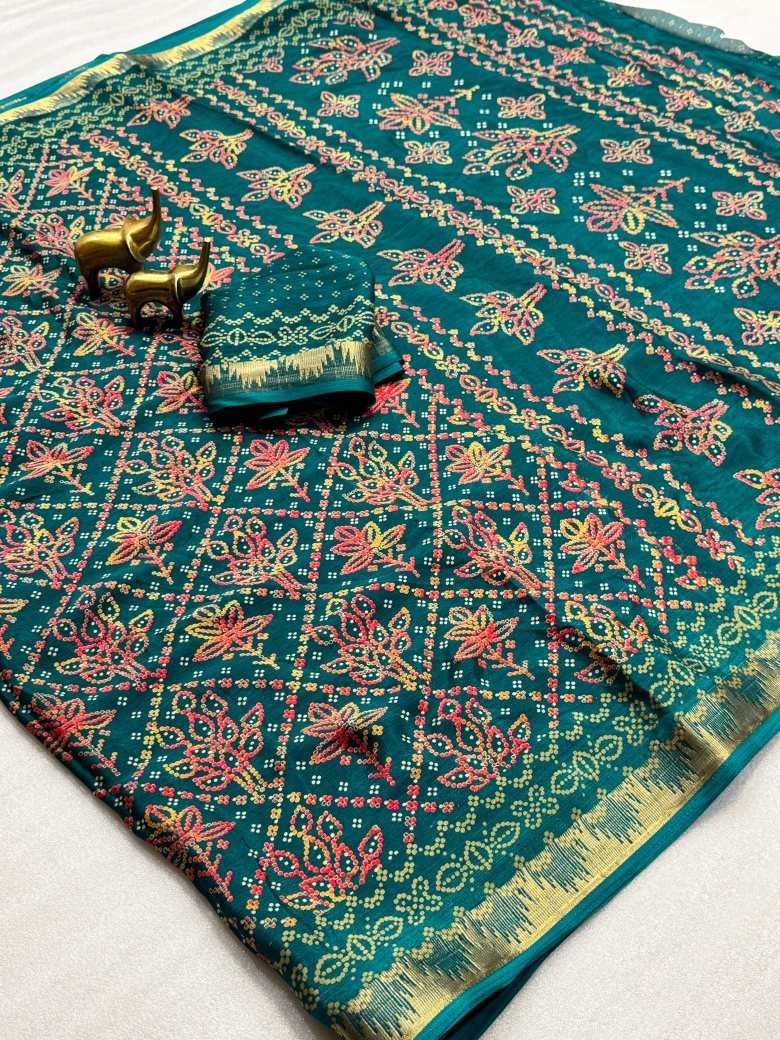 Ahana Chinon Silk Traditional Saree