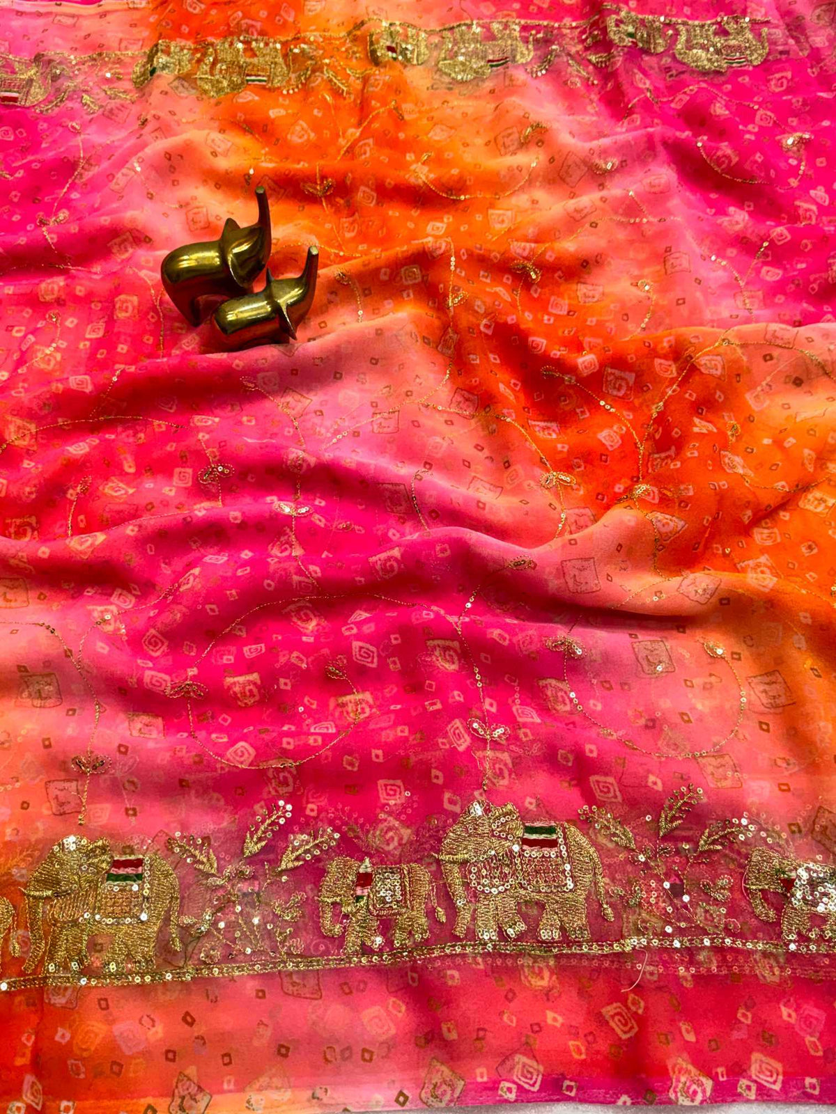 Georgette Printed Saree
