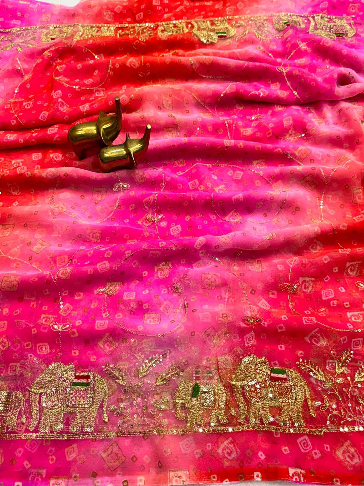 Georgette Printed Saree