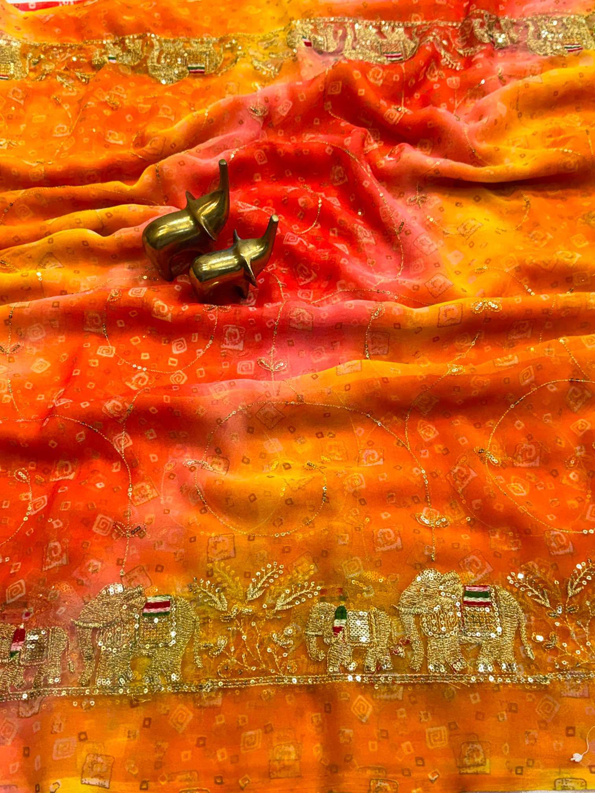 Georgette Printed Saree