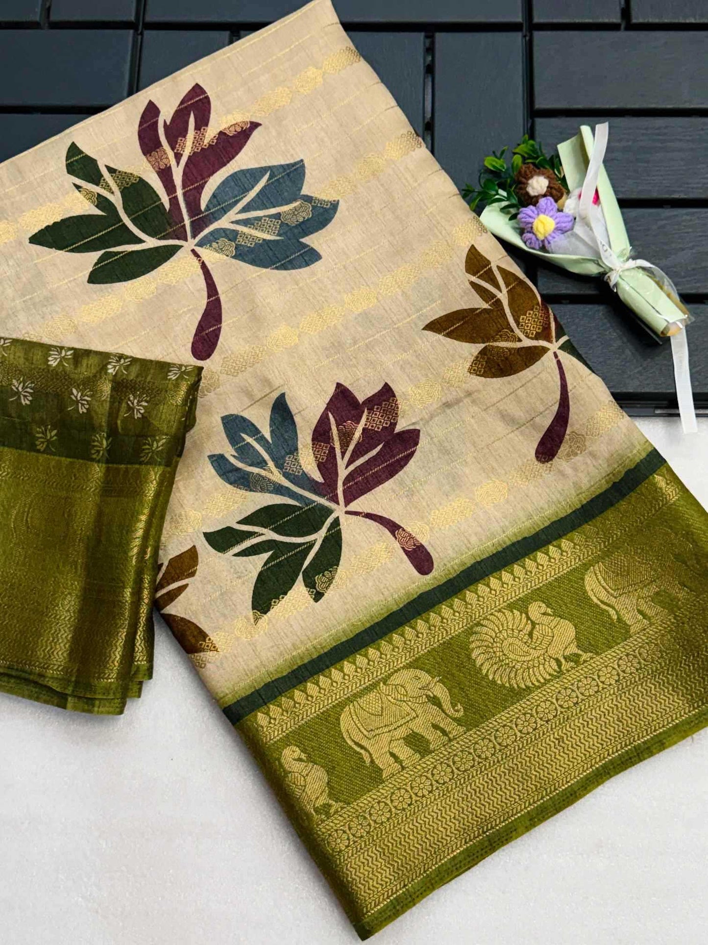 Soft Dola Printed Saree