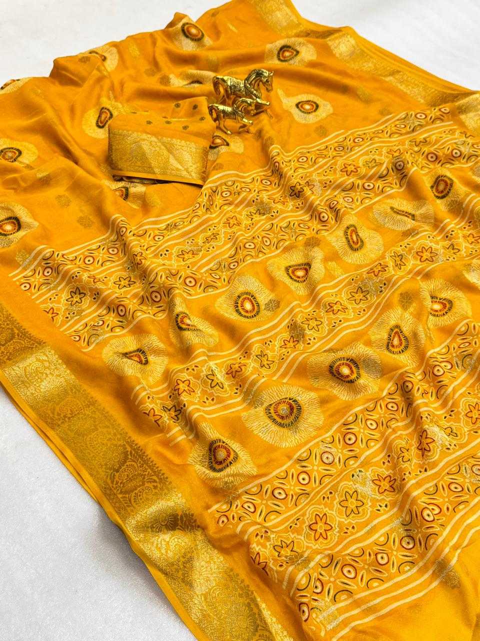 Jacquard Printed Saree