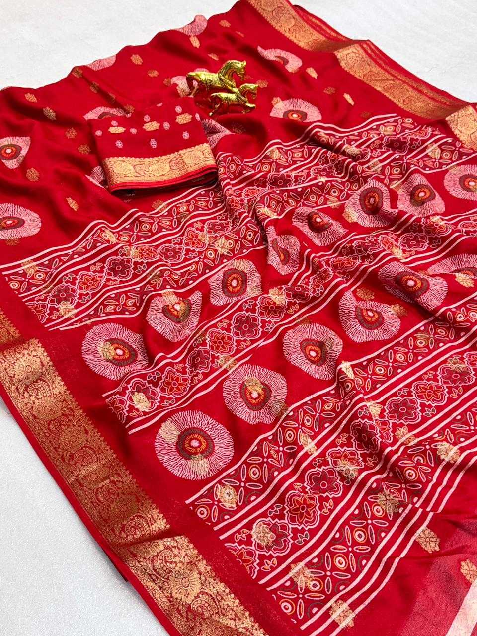 Jacquard Printed Saree