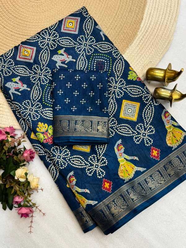 Tussar Silk Traditional Saree