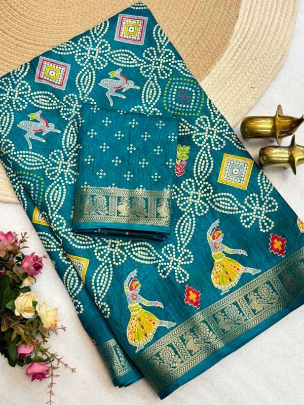 Tussar Silk Traditional Saree
