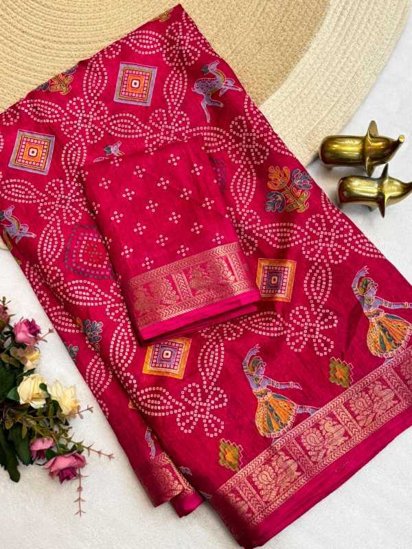 Tussar Silk Traditional Saree
