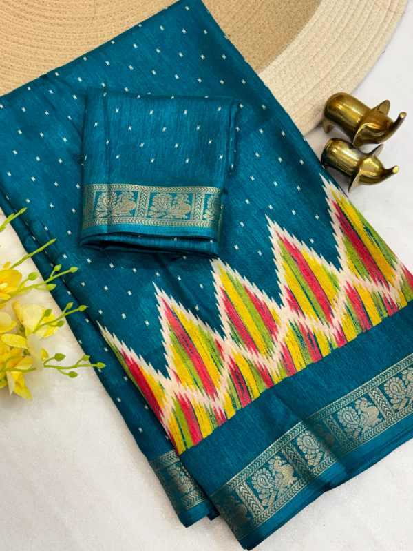 Tussar Silk Traditional Saree
