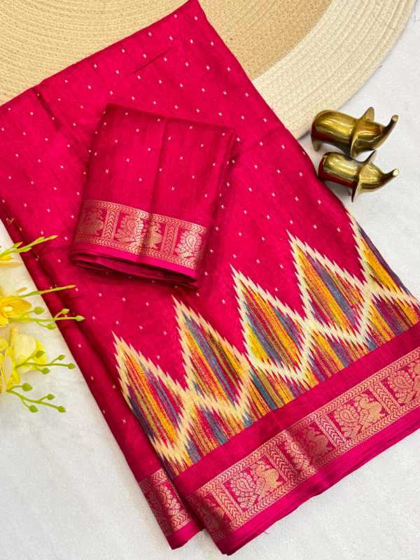 Tussar Silk Traditional Saree