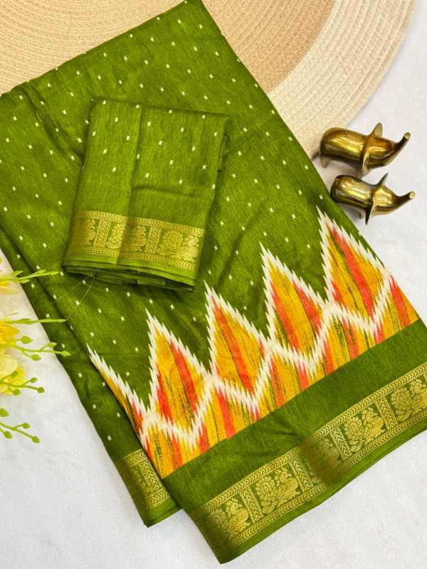 Tussar Silk Traditional Saree