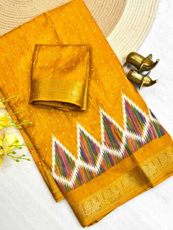 Tussar Silk Traditional Saree