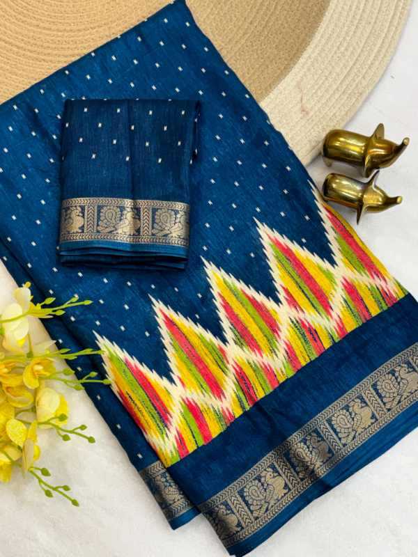 Tussar Silk Traditional Saree