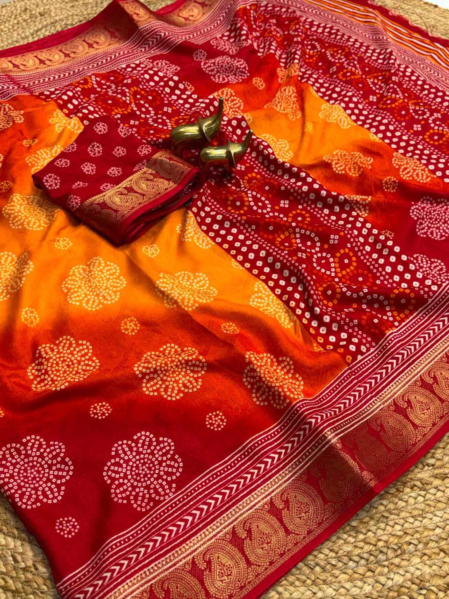 Jacquard Printed Saree