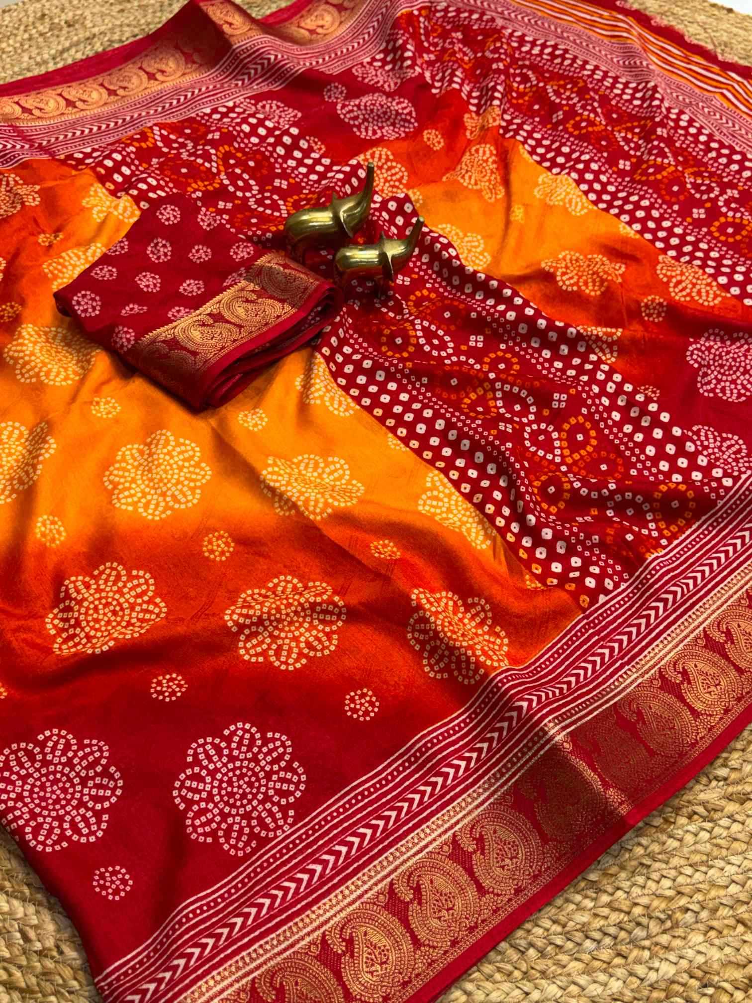 Jacquard Printed Saree