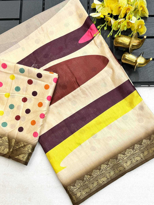 Anamika Tussar Silk Traditional Saree