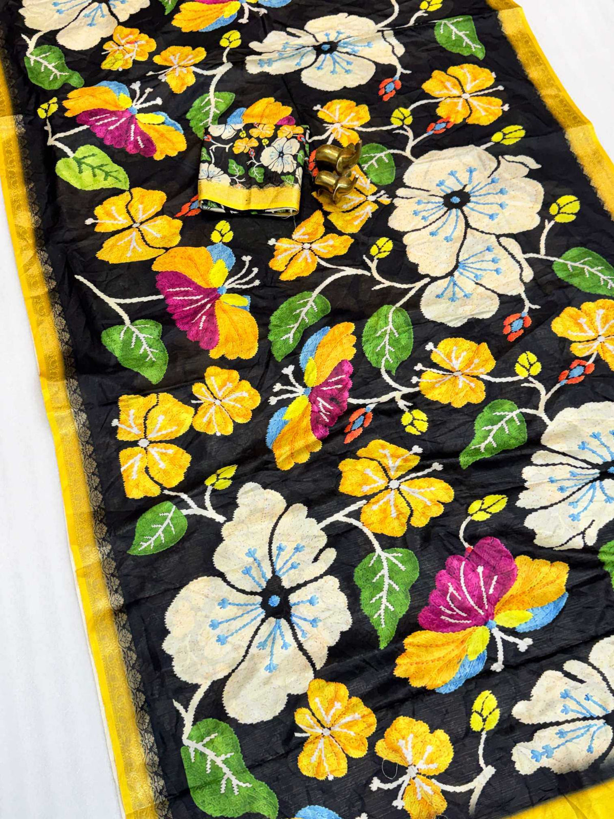 Anamika Tussar Silk Saree