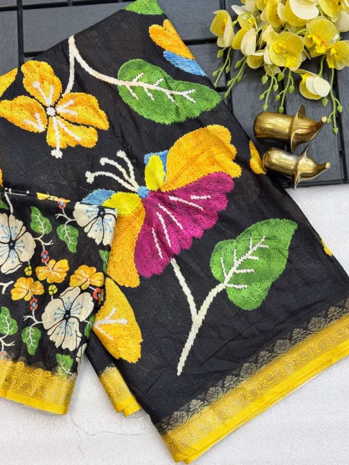 Anamika Tussar Silk Saree