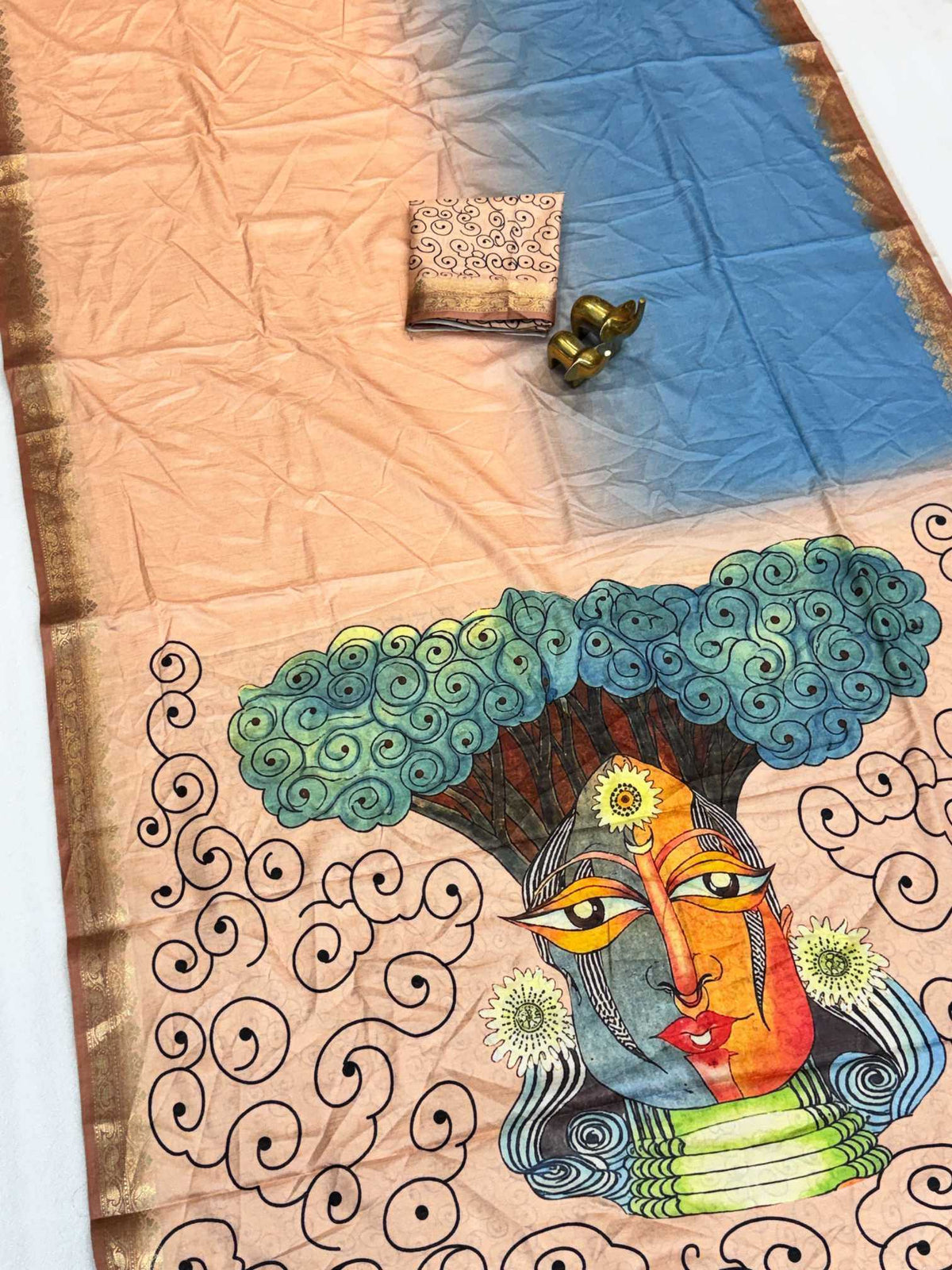 Anamika Tussar Silk Saree