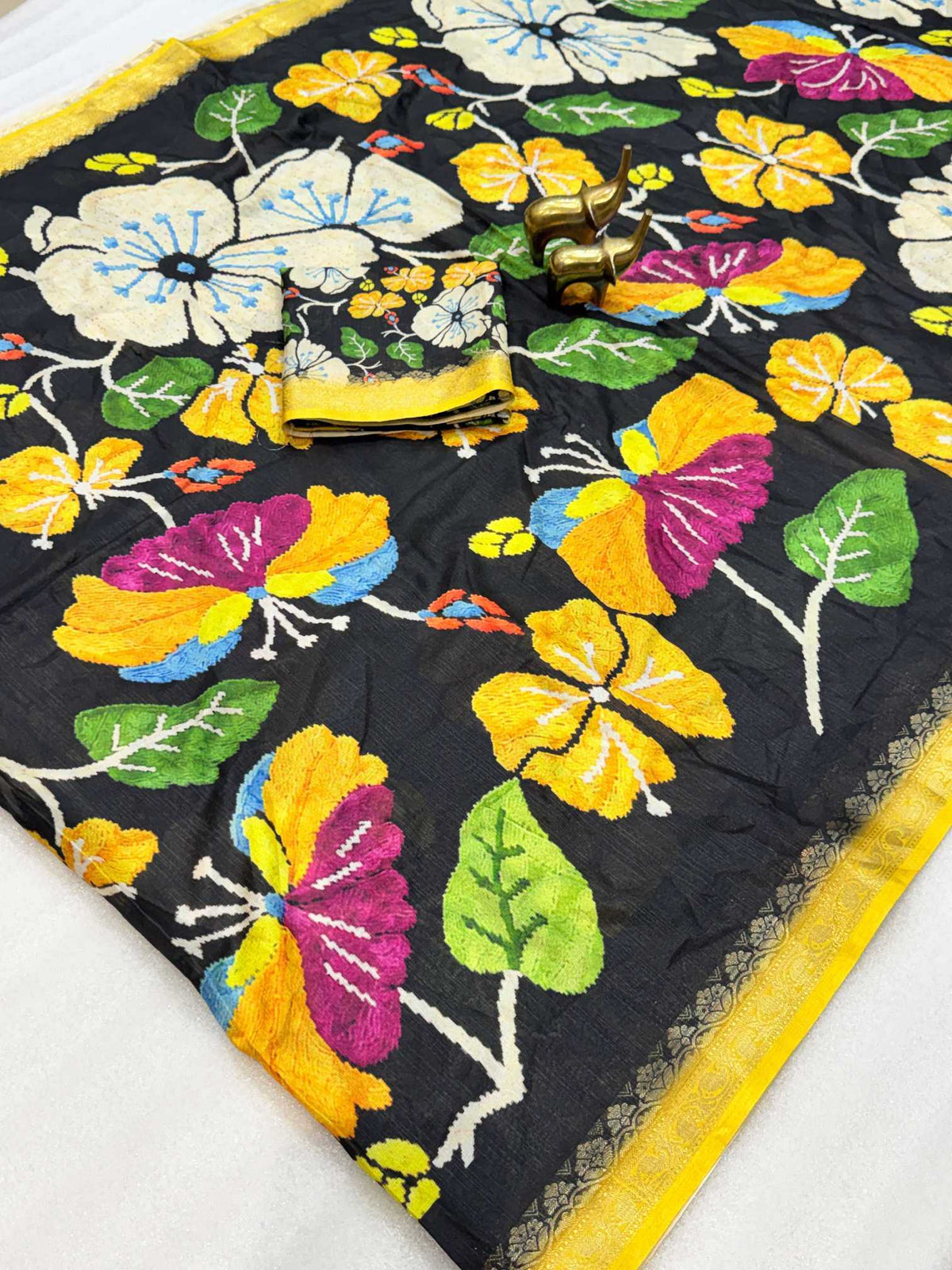 Anamika Tussar Silk Saree