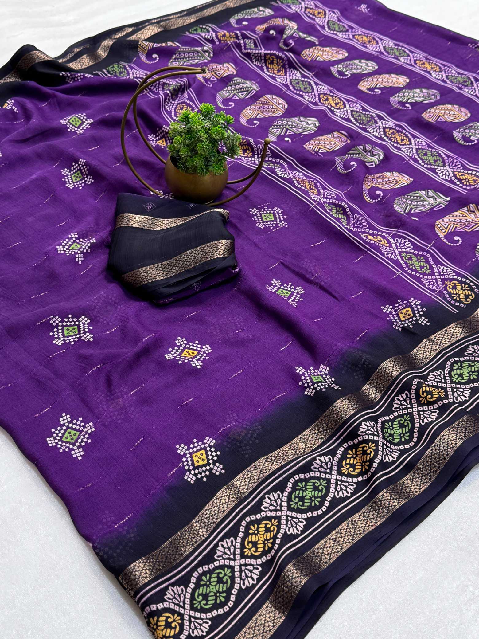 Fancy Printed Saree