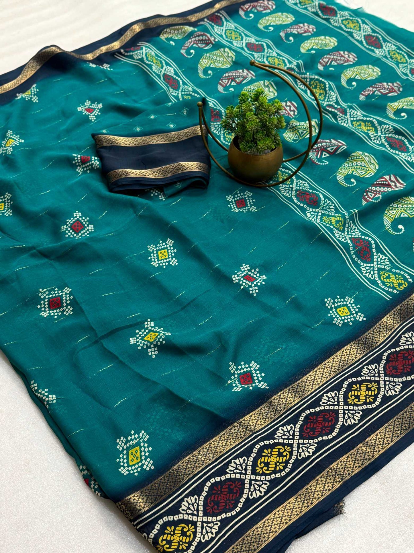 Fancy Printed Saree