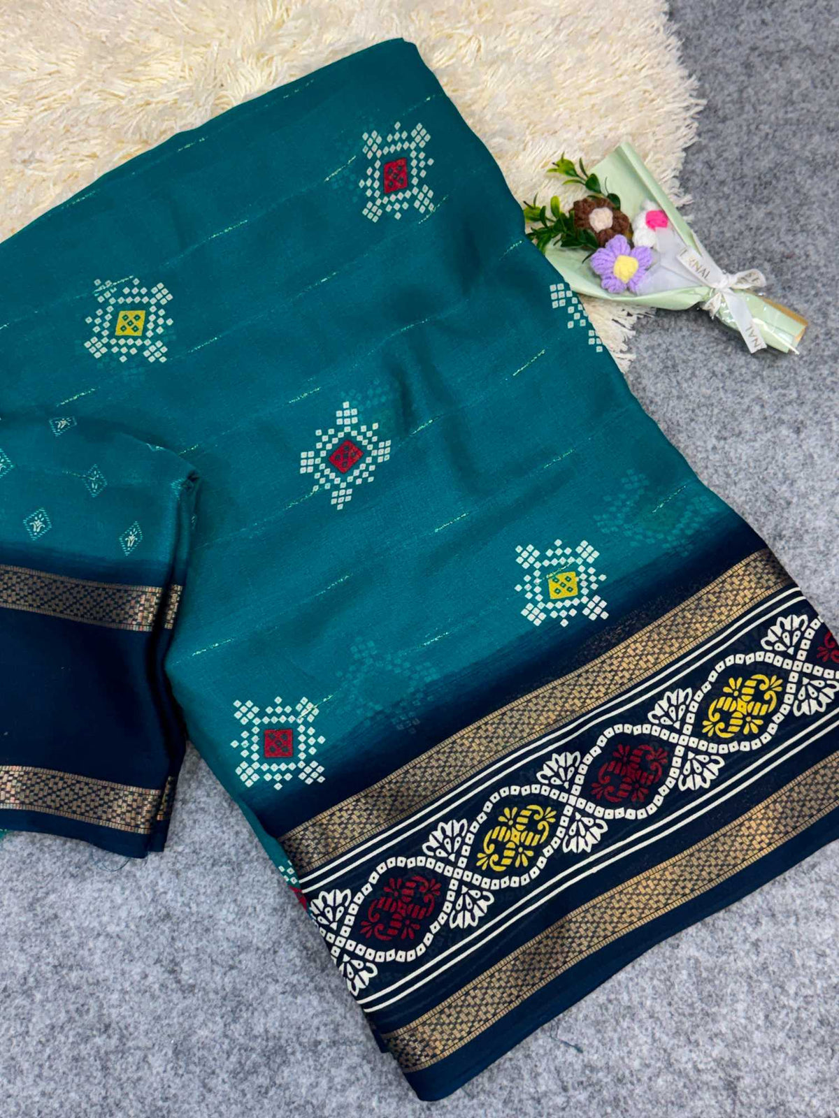 Fancy Printed Saree