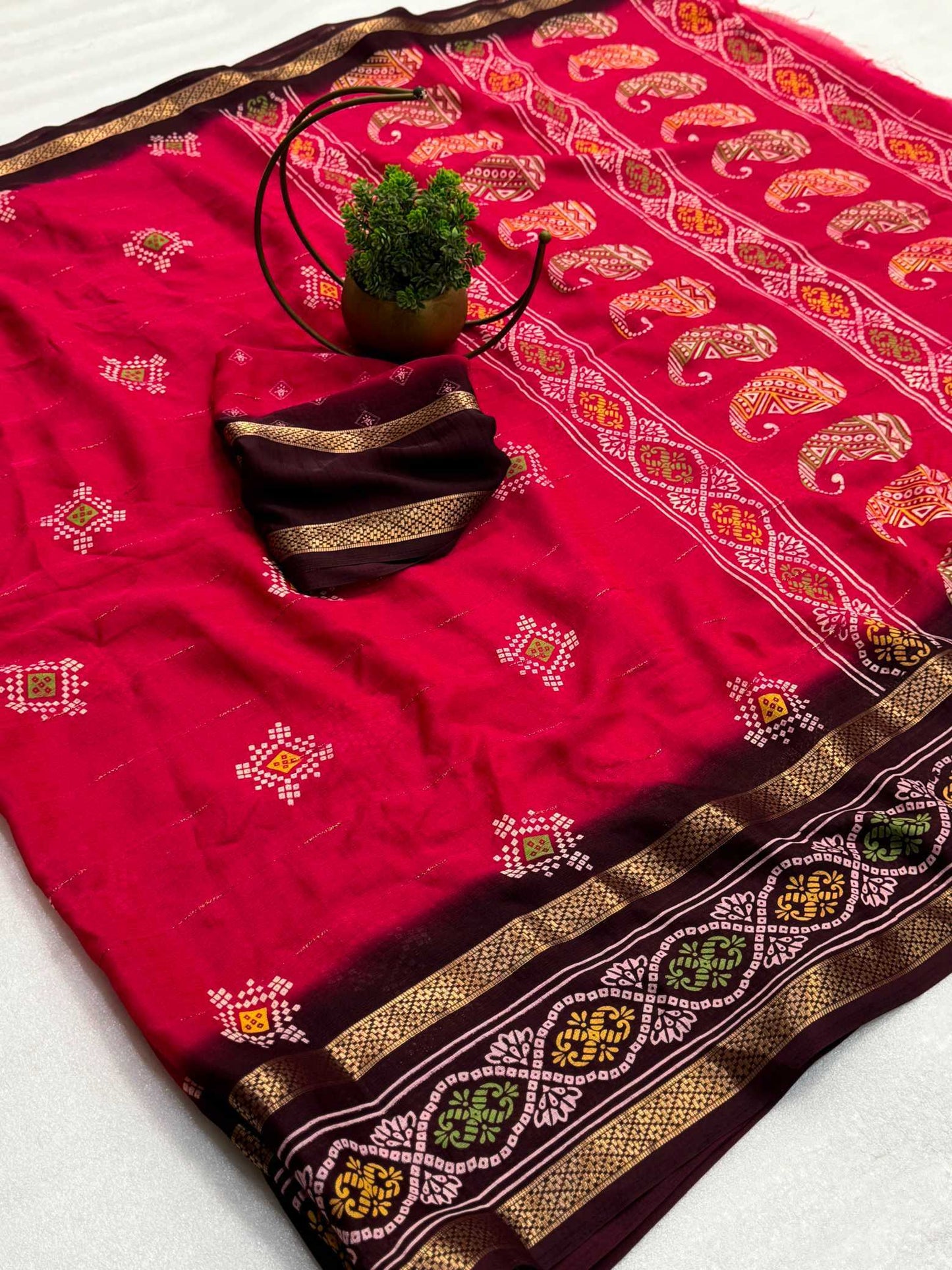 Fancy Printed Saree