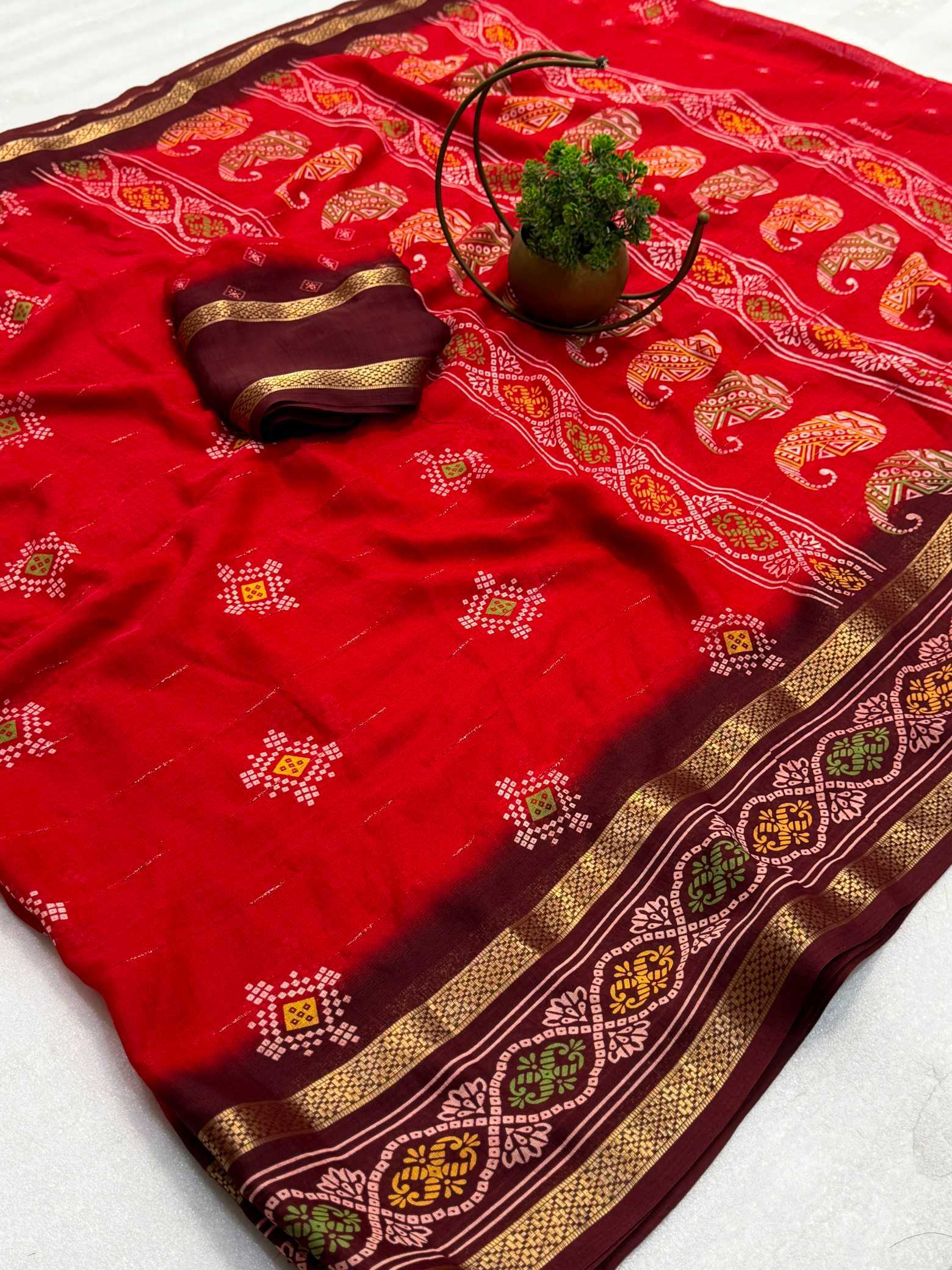 Fancy Printed Saree