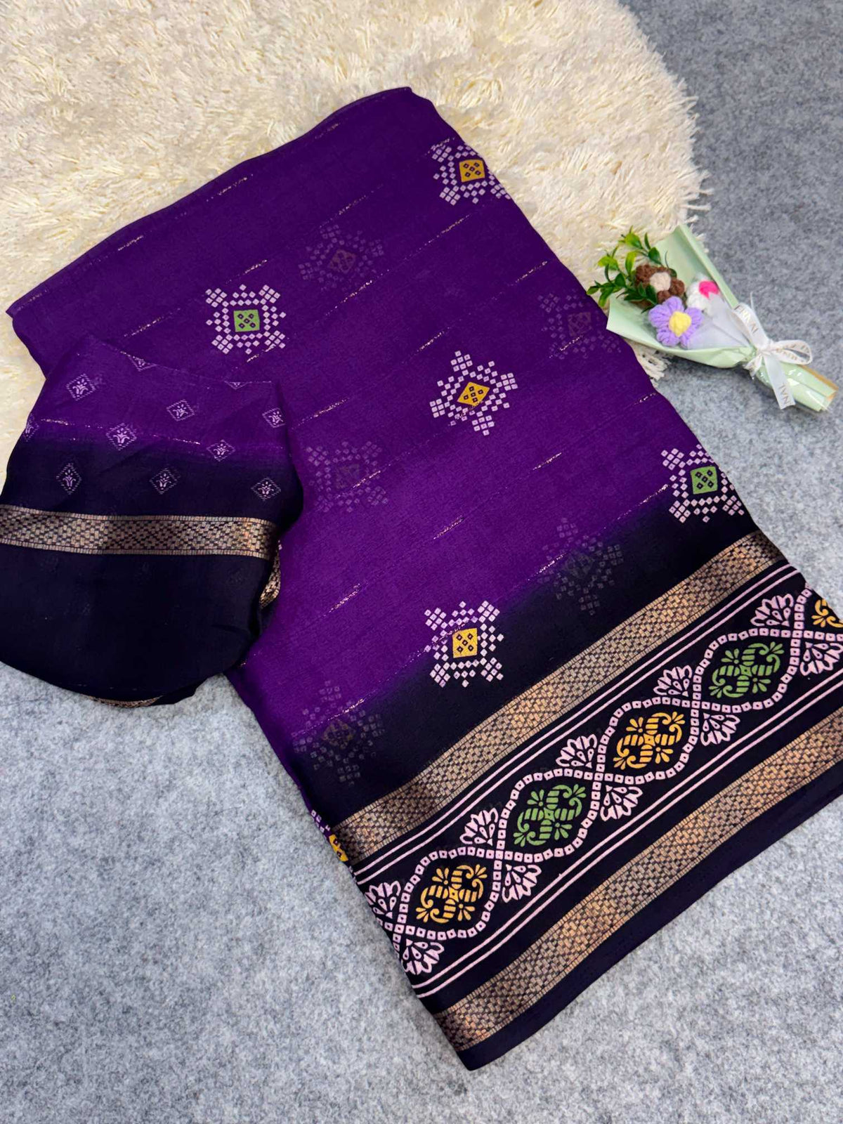 Fancy Printed Saree