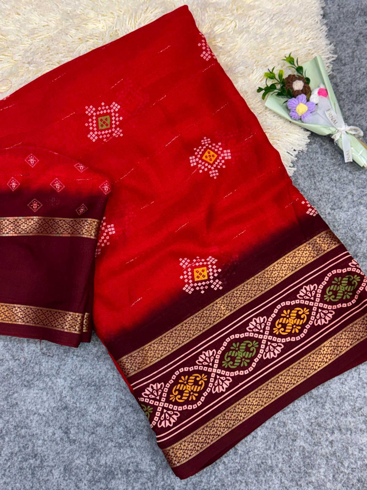 Fancy Printed Saree