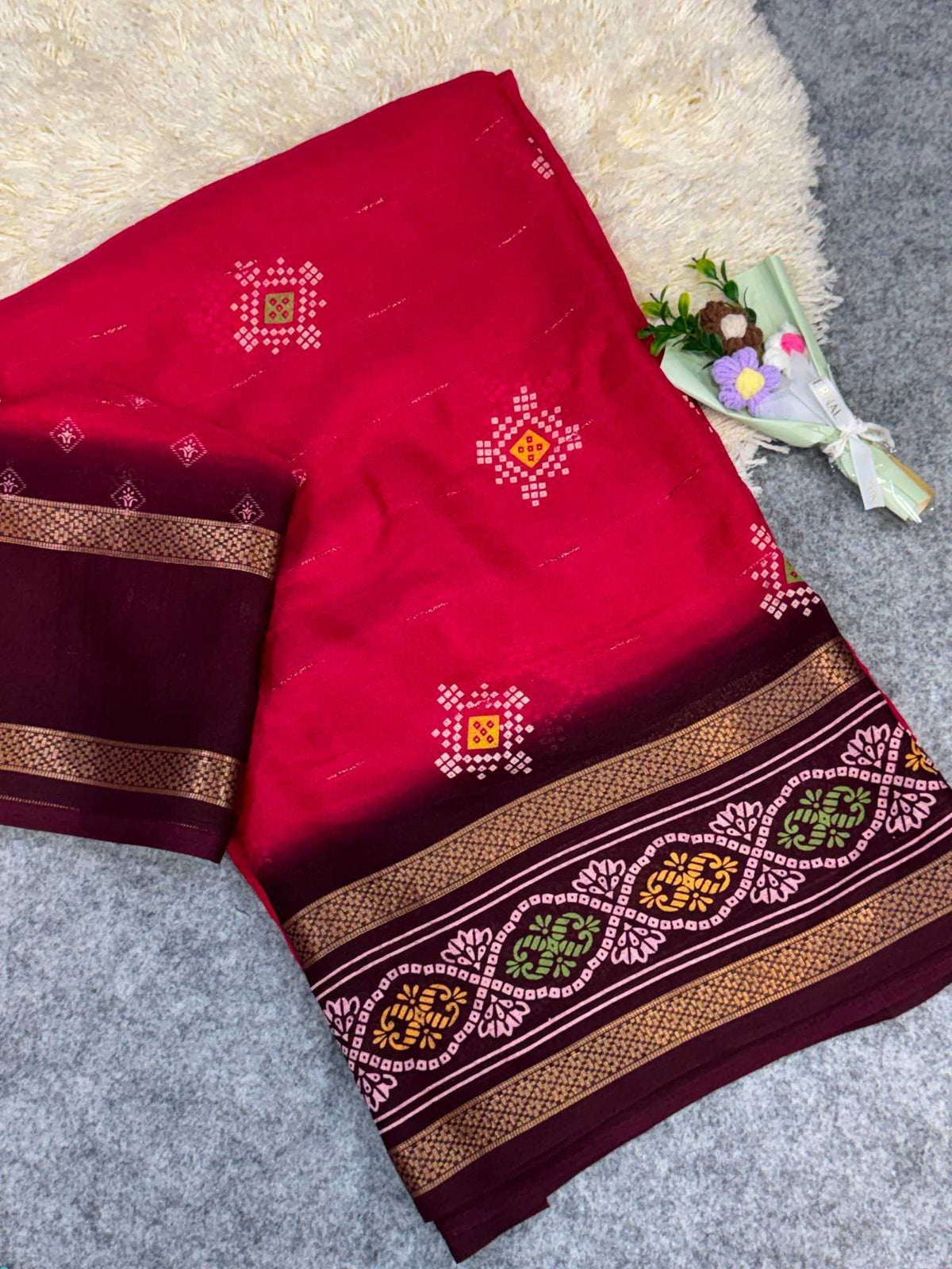 Fancy Printed Saree