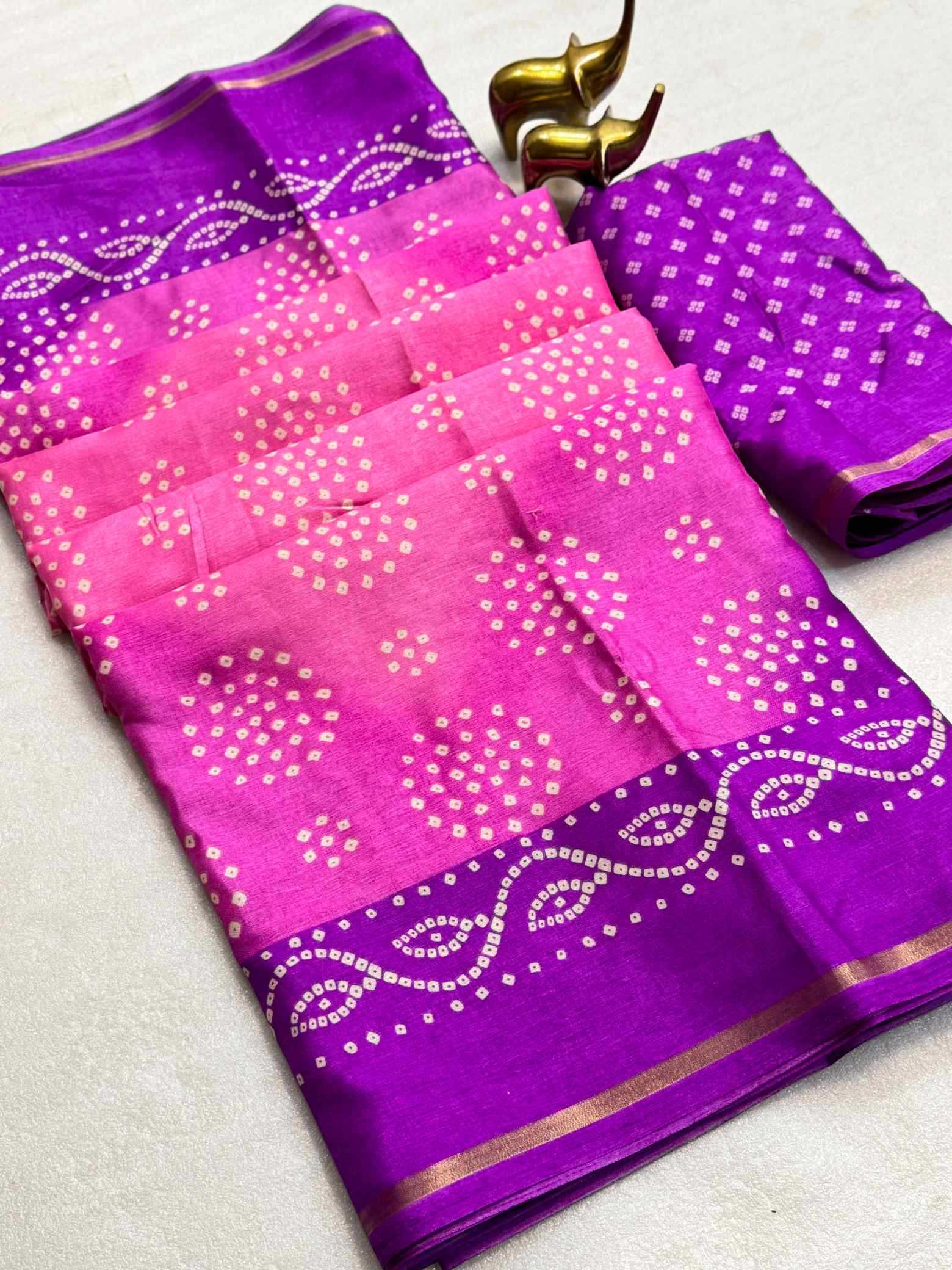 Printed Silk Saree