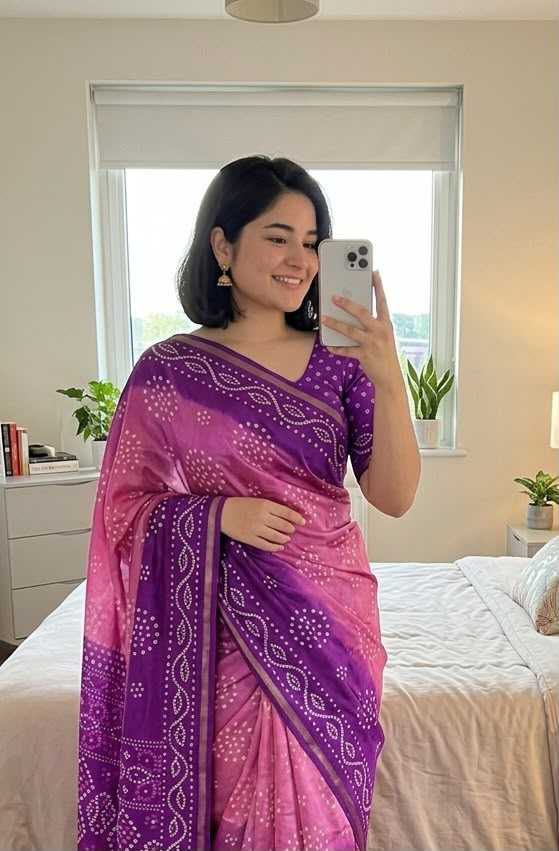 Printed Silk Saree