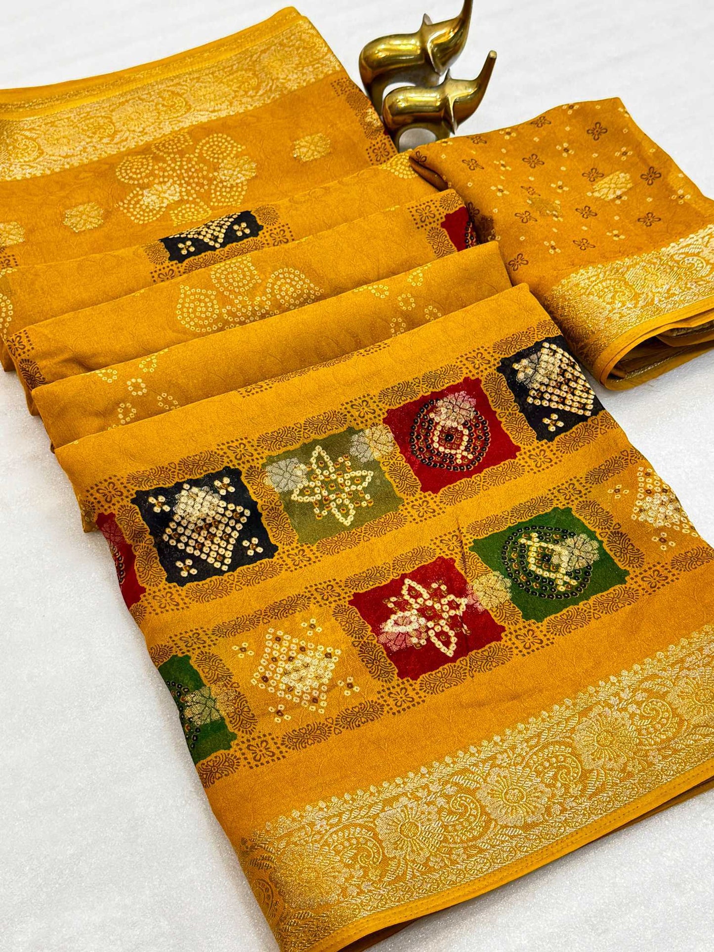 Jacquard Printed Saree