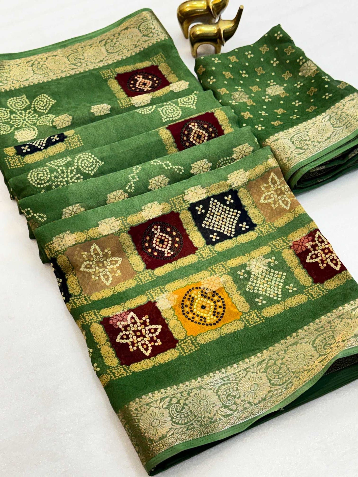 Jacquard Printed Saree