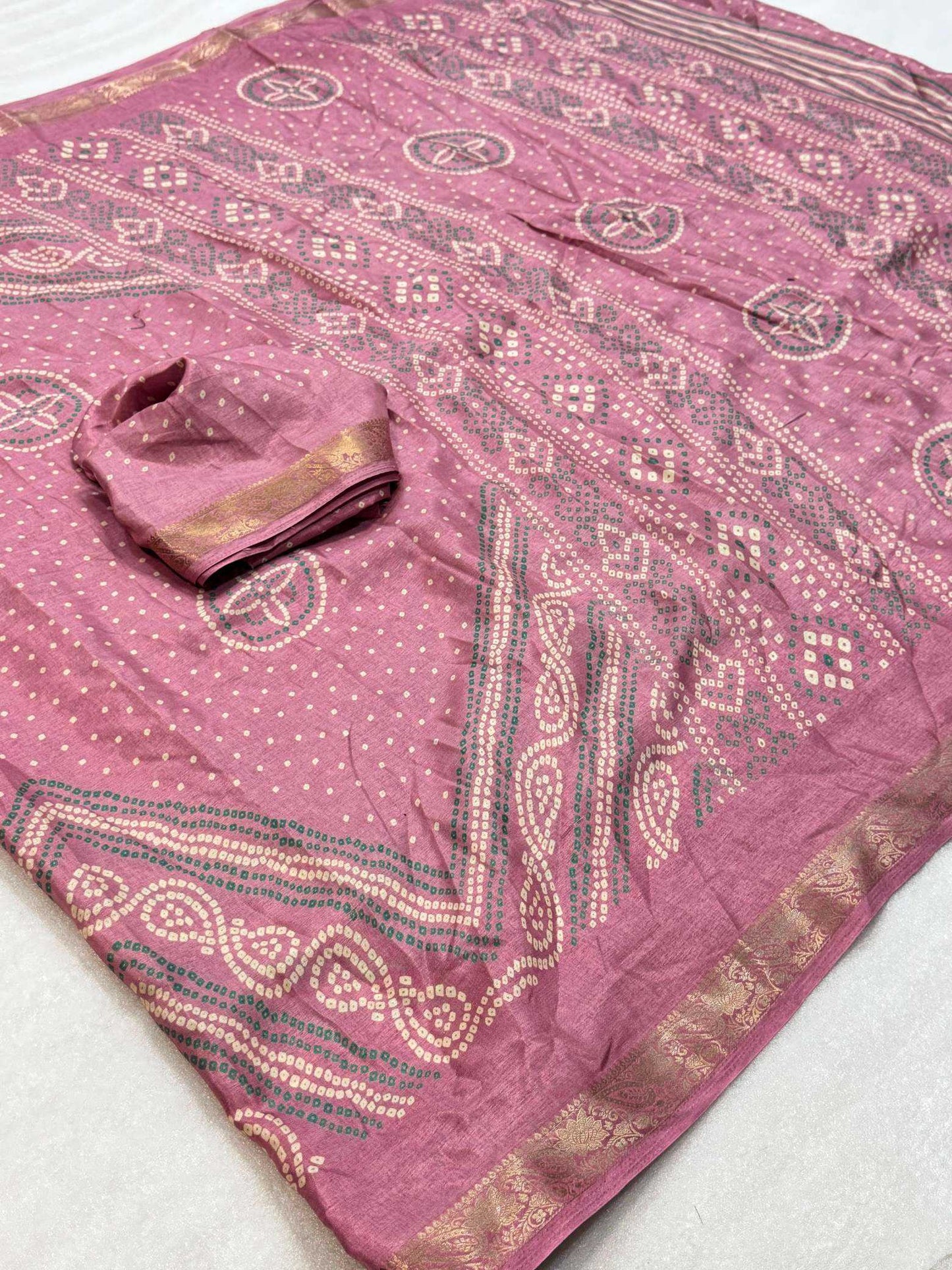 Printed Silk Saree