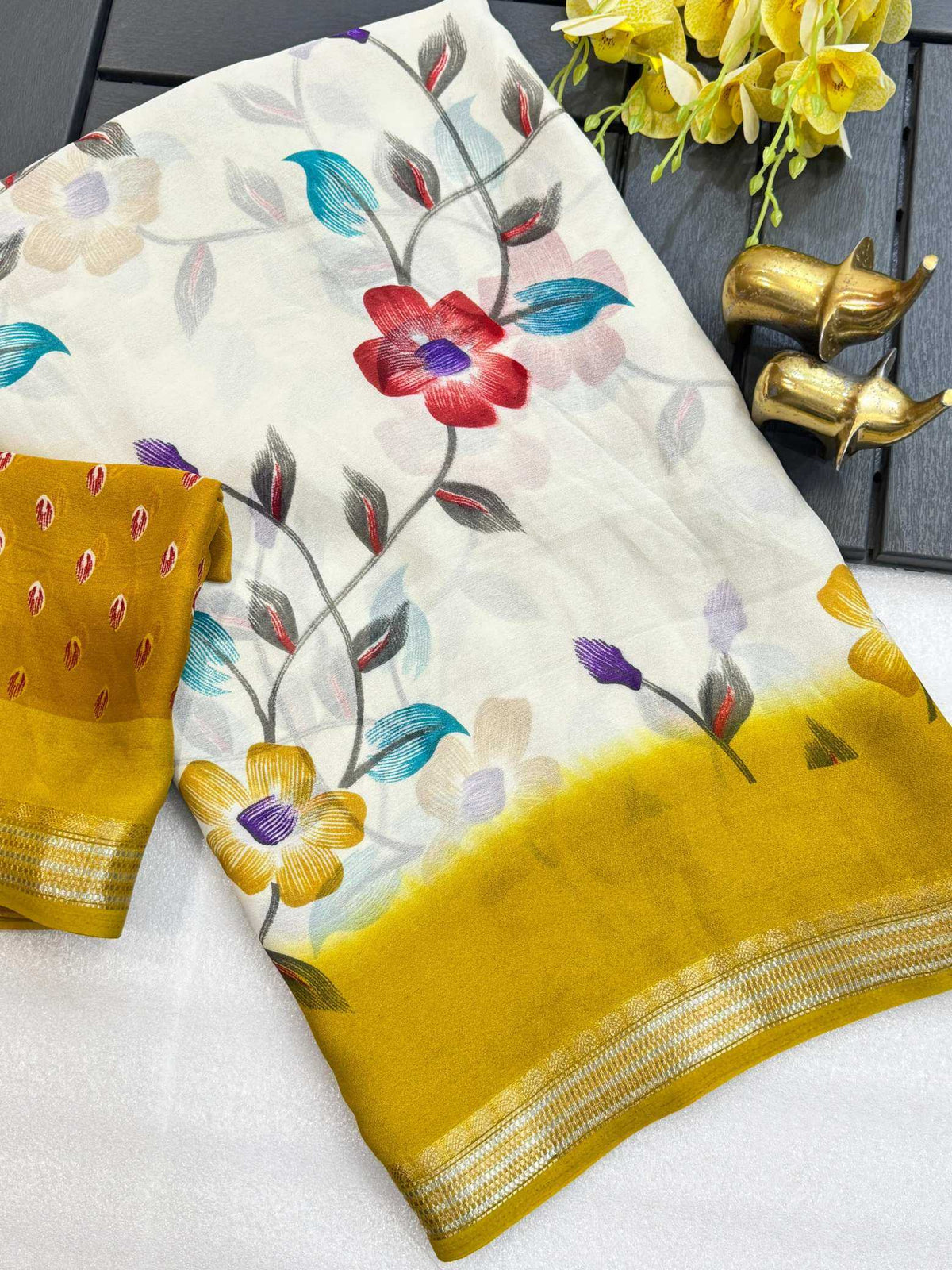 Anvita Heavy Silk Printed Saree