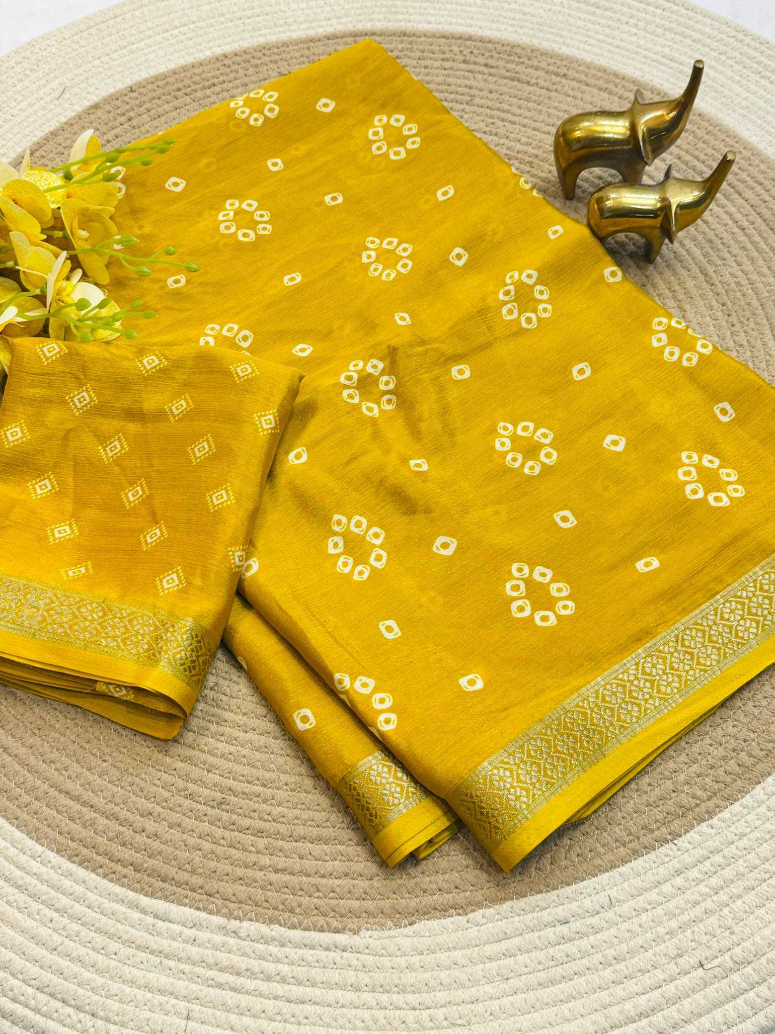 Printed Silk Saree