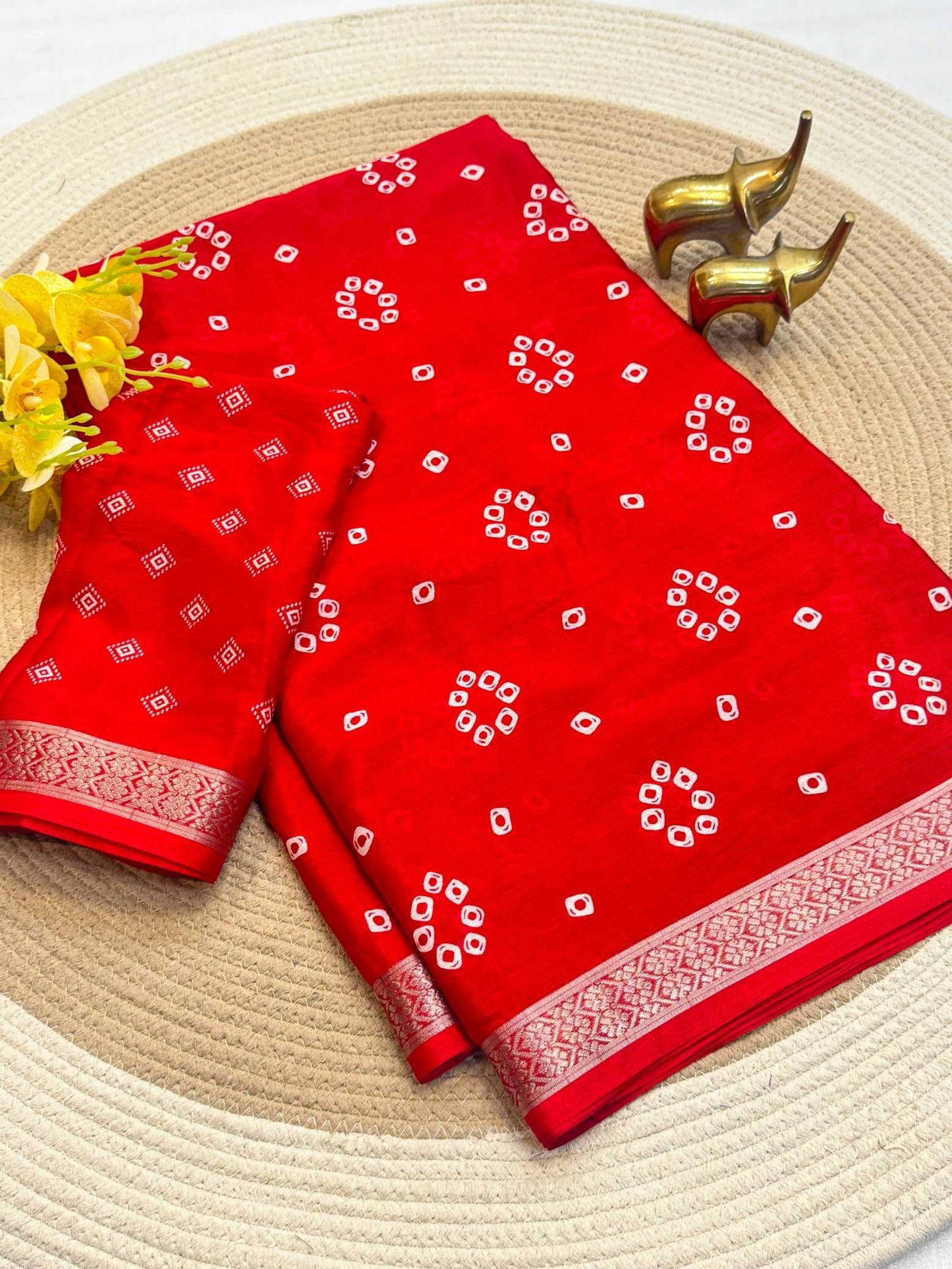 Printed Silk Saree