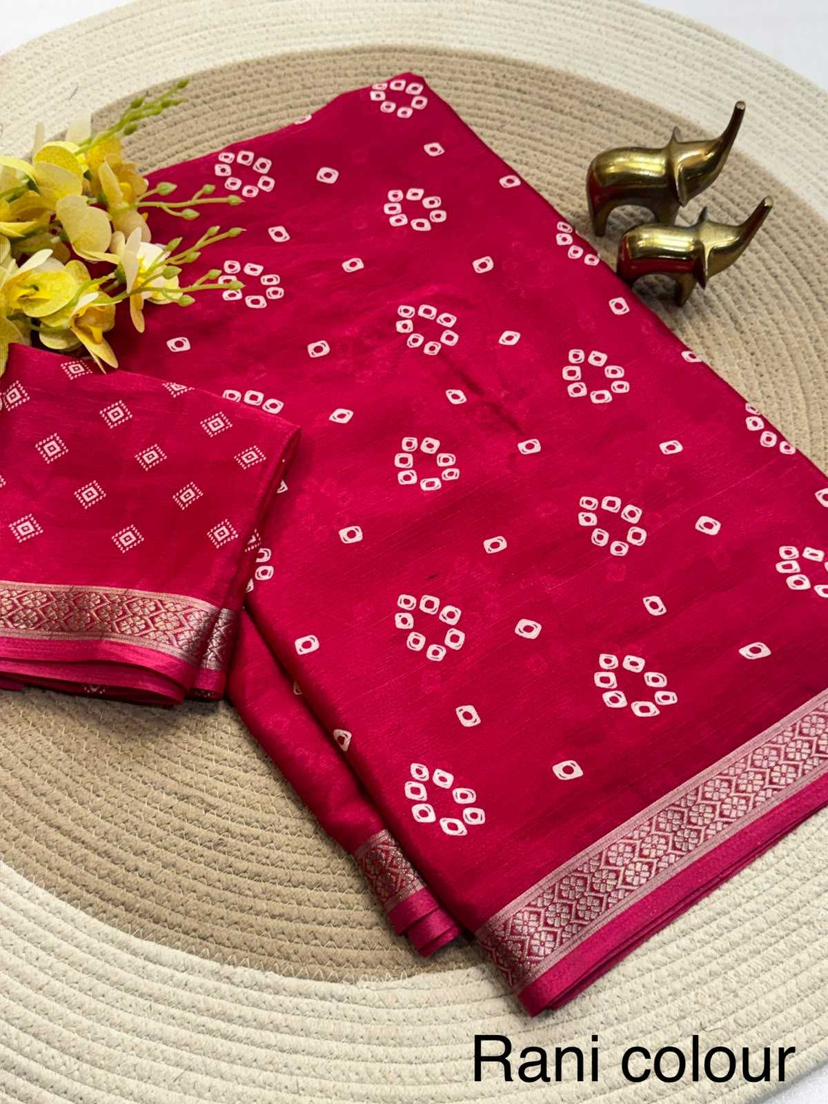 Printed Silk Saree