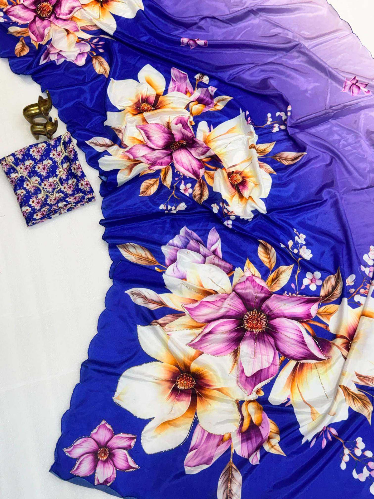 Archana Chinon Silk Soft Saree